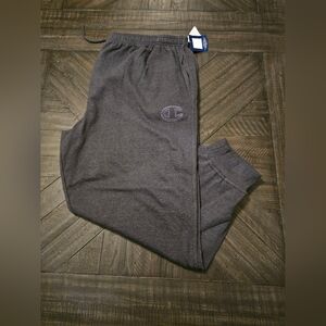 Champion Fleece Sweatpants Mens 4XL Grey Gray Joggers
